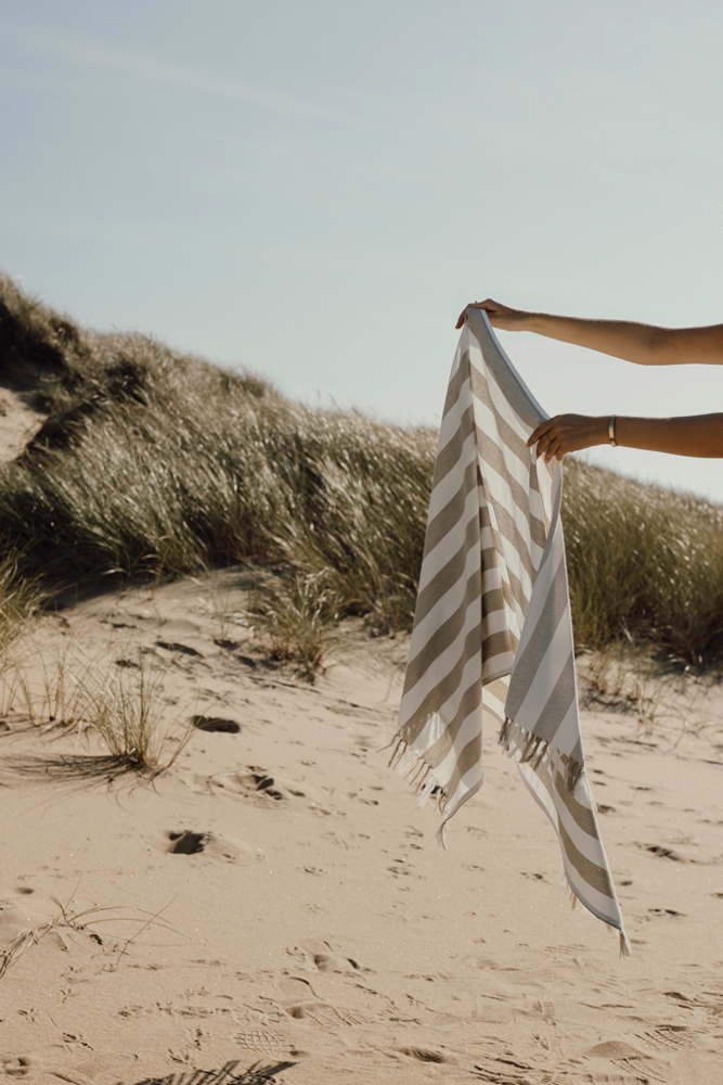 VINGA Ornos GRS katoenen hamamdoek