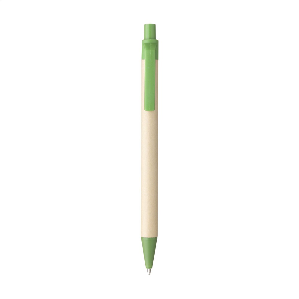 Bio Degradable Natural Pen - groen (± PMS 7742C)