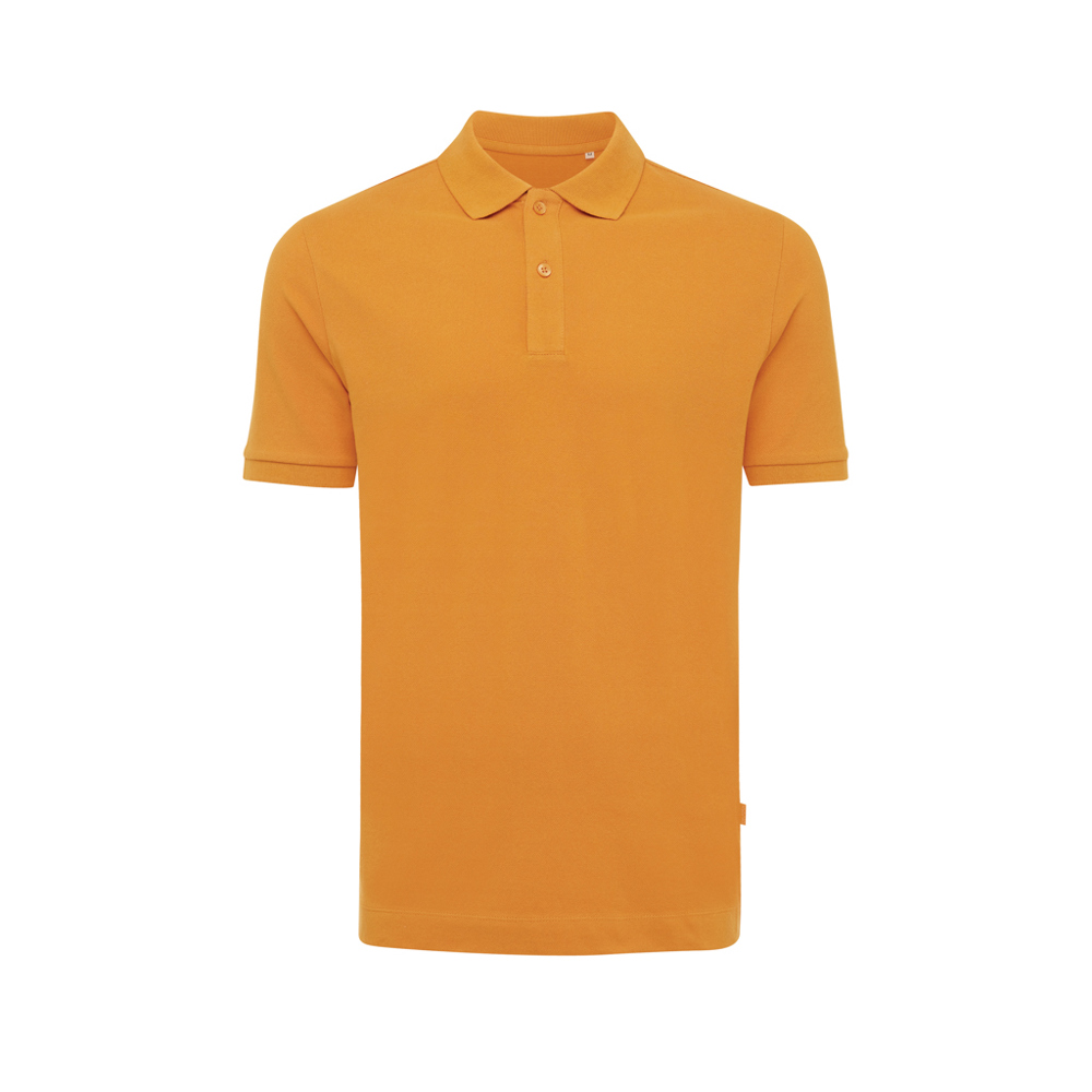 IQONIQ Yosemite gerecycled katoen pique polo - sundial oranje (± PMS 16-1148TCX)