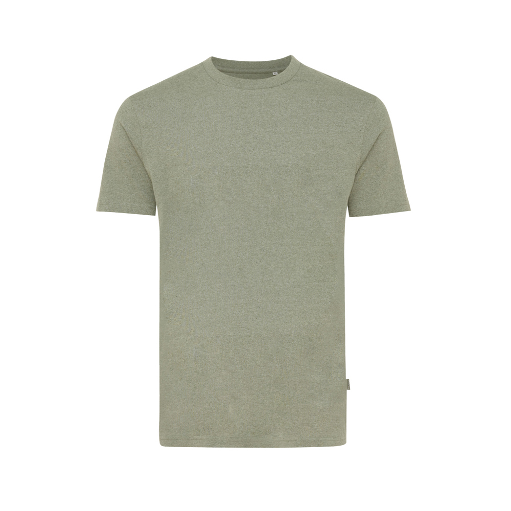 IQONIQ Manuel gerecycled katoen t-shirt ongeverfd - heather green (± PMS heather green)