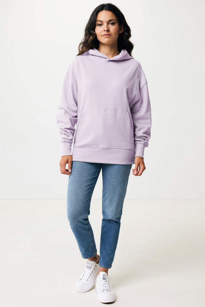IQONIQ Yoho gerecycled katoen relaxed hoodie