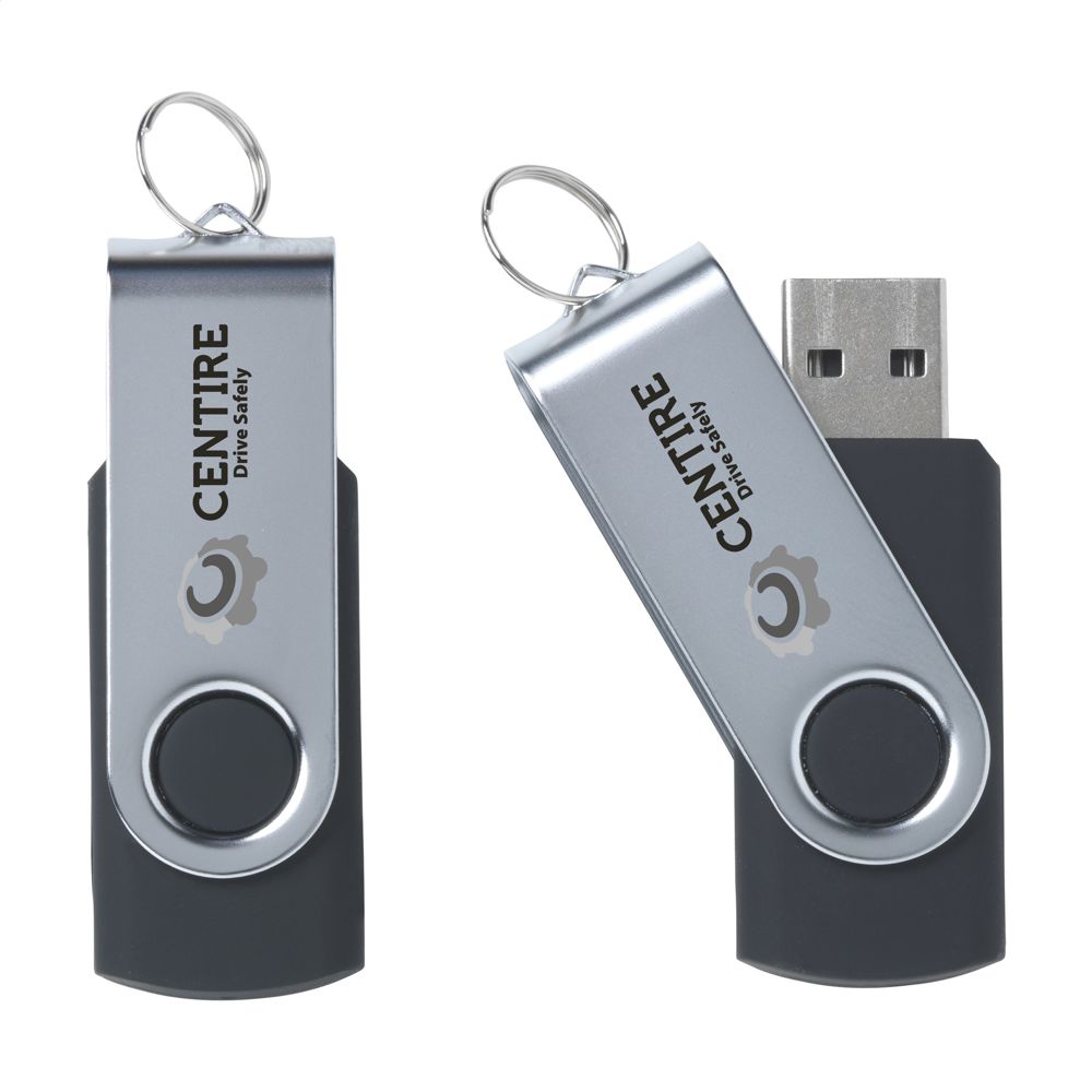 USB Twist from stock 16 GB - zwart