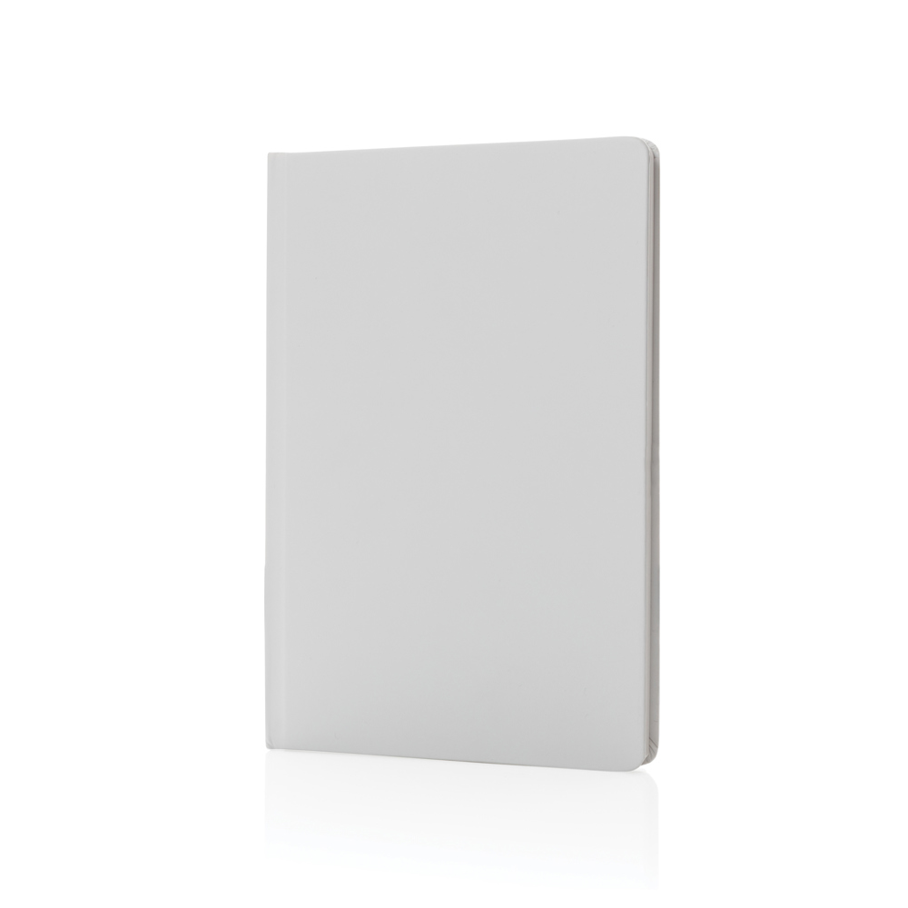 Impact hardcover steenpapier notitieboek A5 - wit (± PMS White)
