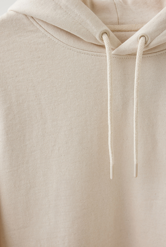 IQONIQ Torres gerecycled katoen hoodie ongeverfd