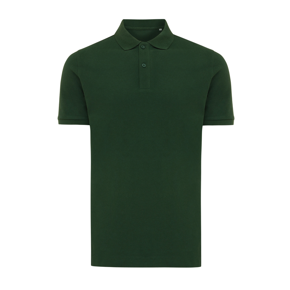 IQONIQ Yosemite gerecycled katoen pique polo - forest green (± PMS 19-5920TCX)