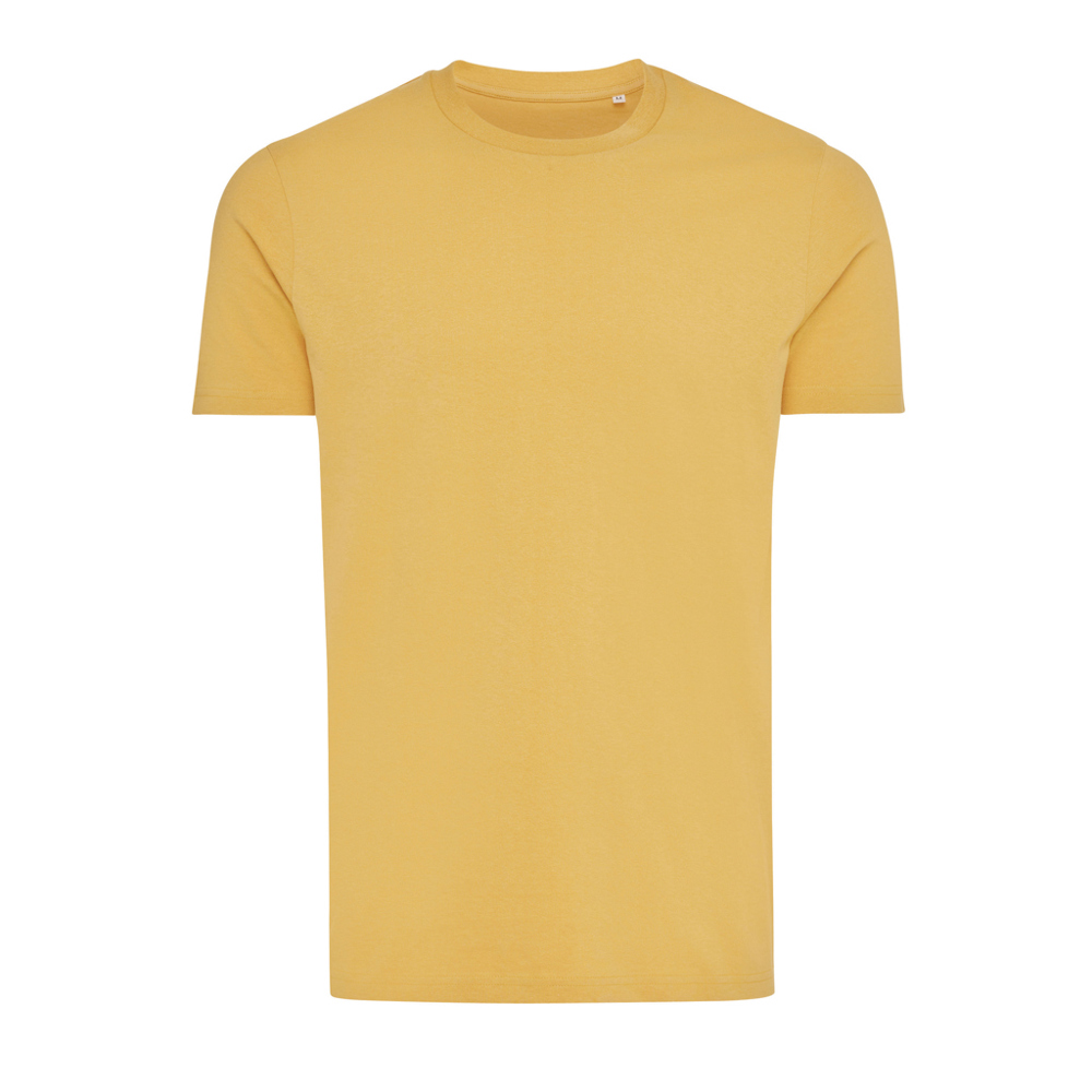 IQONIQ Bryce gerecycled katoen t-shirt - ochre yellow (± PMS 14-1041 TCX)