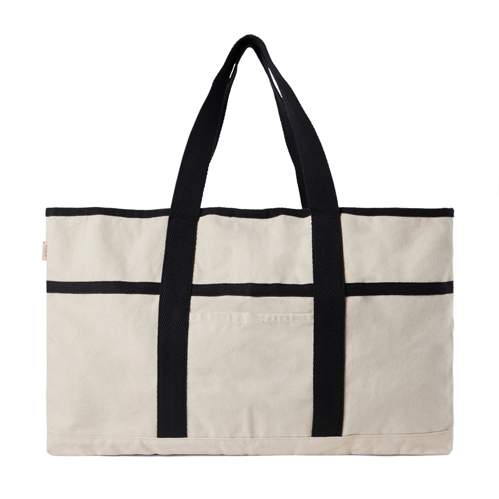 VINGA Volonne AWARE™ recycled canvas strandtas
