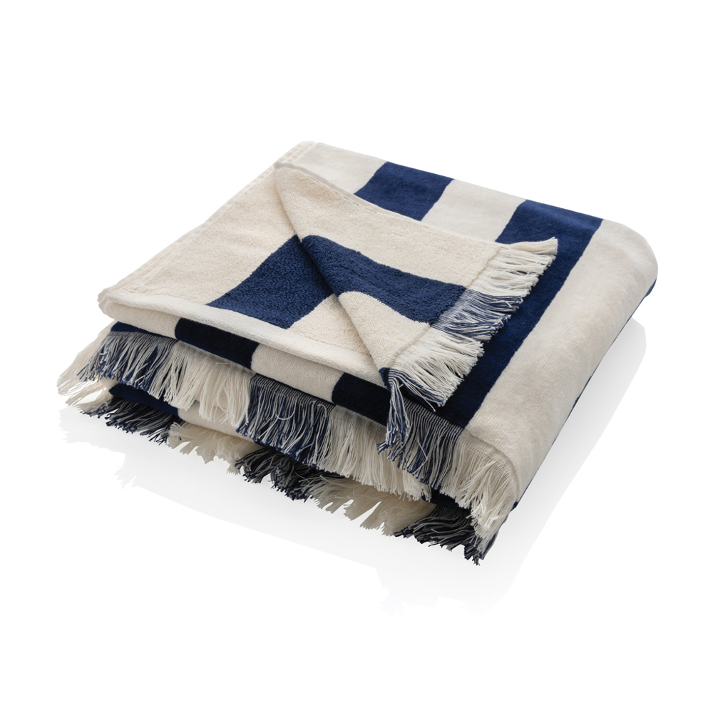 Ukiyo Aware™ Yukari XL strandlaken 100x180cm - donkerblauw (± PMS 19-3932 TCX)