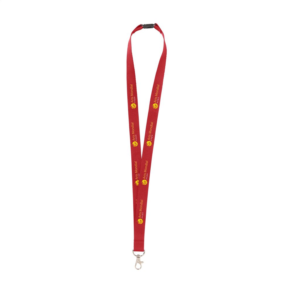 KeyCord Budget Safety 2 cm lanyard - rood