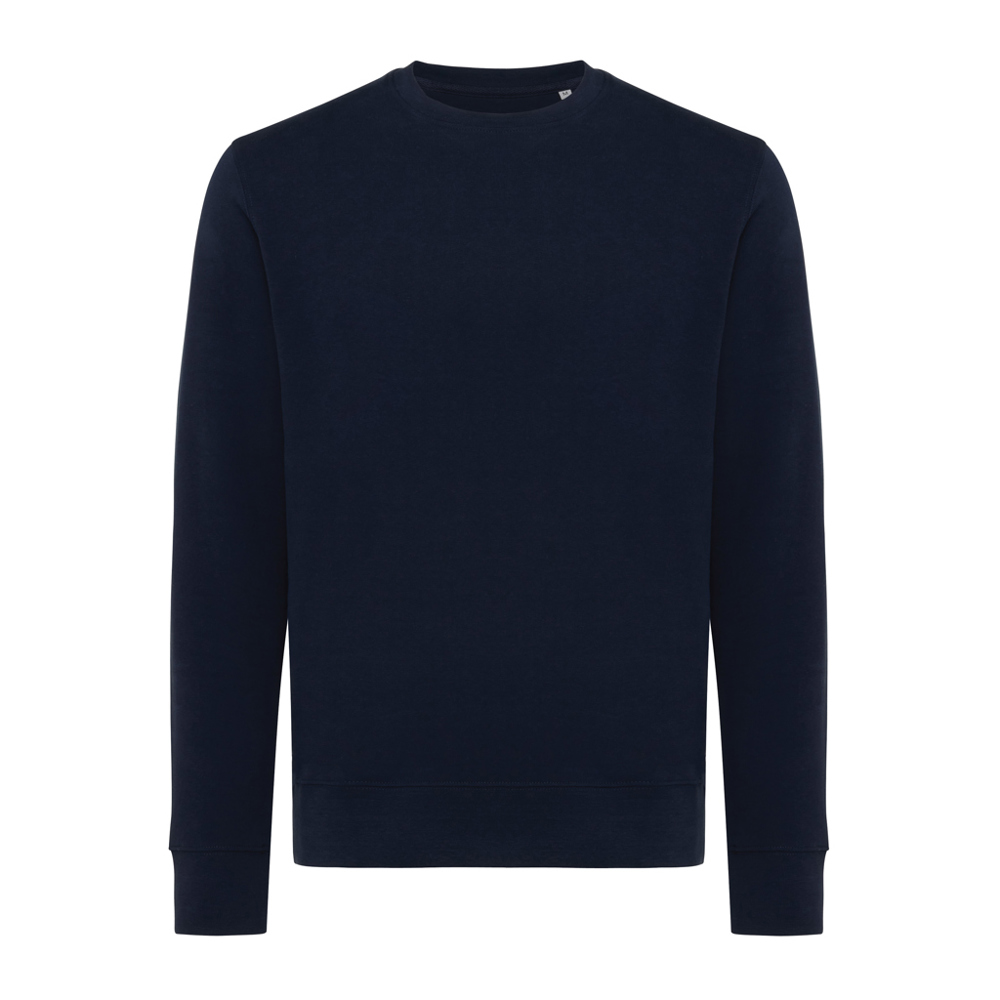 IQONIQ Etosha lichtgewicht gerecycled katoen sweater - donkerblauw (± PMS 19-3923TCX)