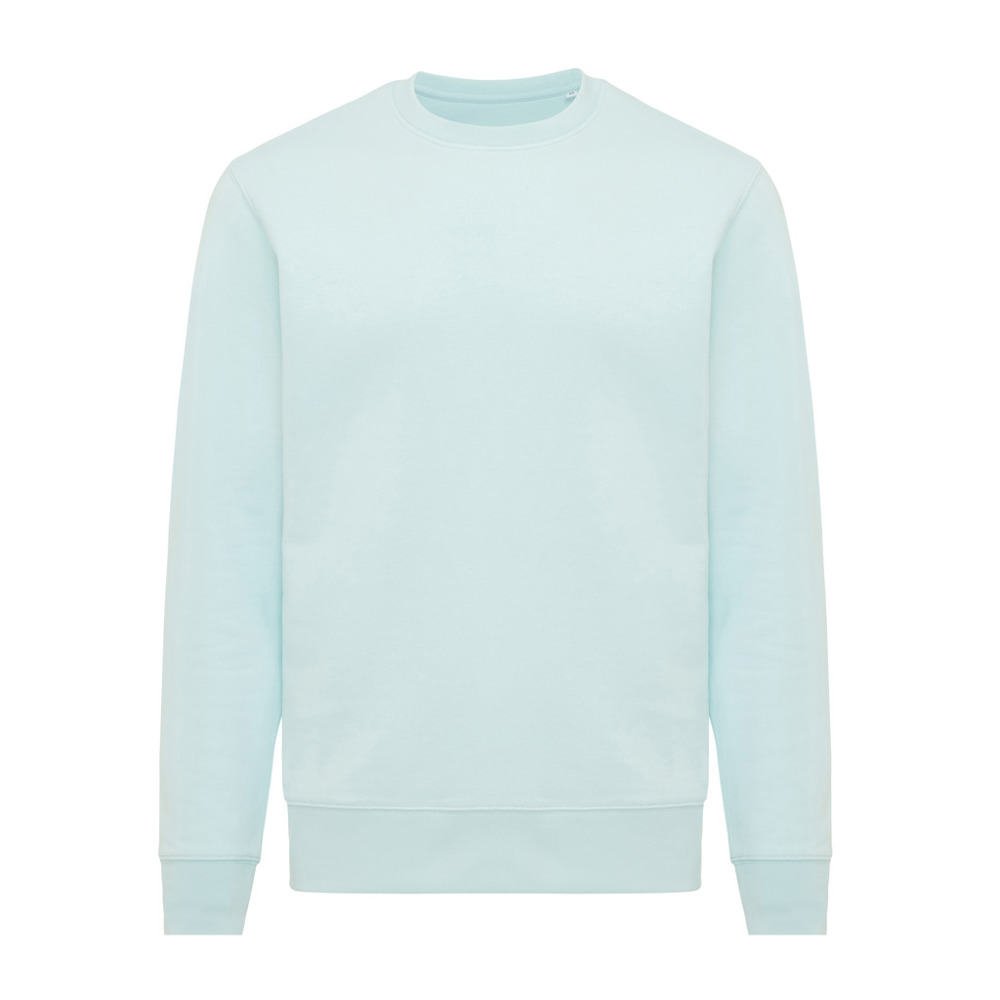 IQONIQ Etosha lichtgewicht gerecycled katoen sweater - crushed mint (± PMS 12-5410 TCX)