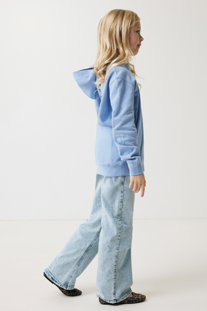 IQONIQ Yengo kids recycled katoen hoodie met steekzakken