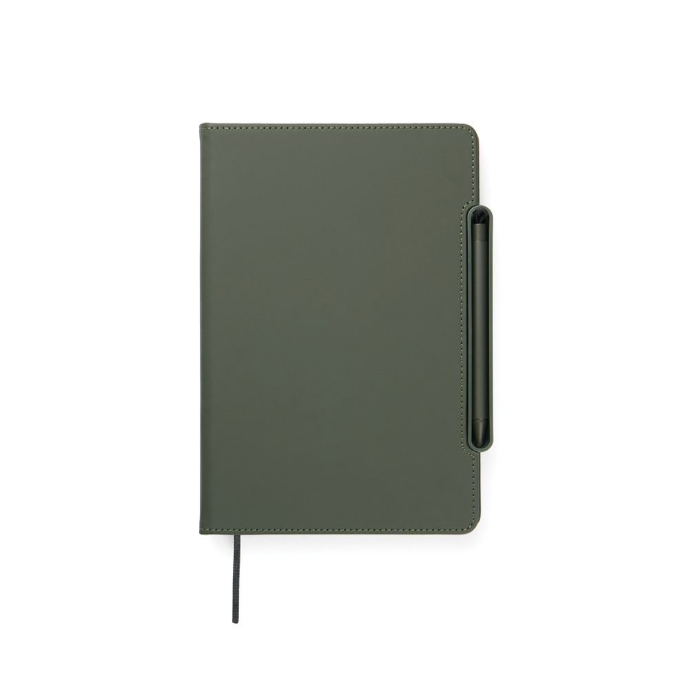 VINGA Baltimore RCS 4-in-1 Hervulbaar Notitieboek - groen (± PMS 19-0414 TPG)