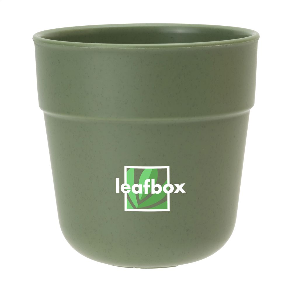 BE O Coffee Mug 220 ml koffiebeker - green monstera