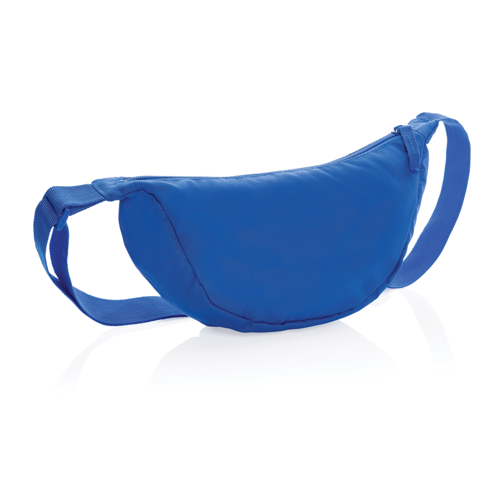 Crescent AWARE™ RPET halve maan sling bag - royal blue (± PMS 19-4050 TCX)
