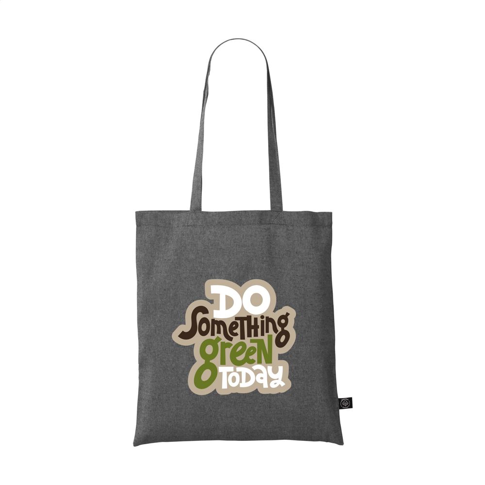 GRS Recycled Cotton Shopper (180 g/m²) tas - donkergrijs