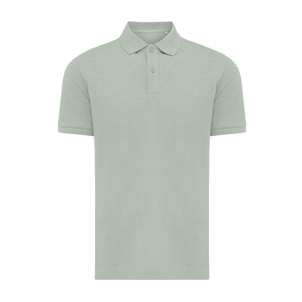 IQONIQ Yosemite gerecycled katoen pique polo - iceberg green (± PMS 15-5205 TCX)