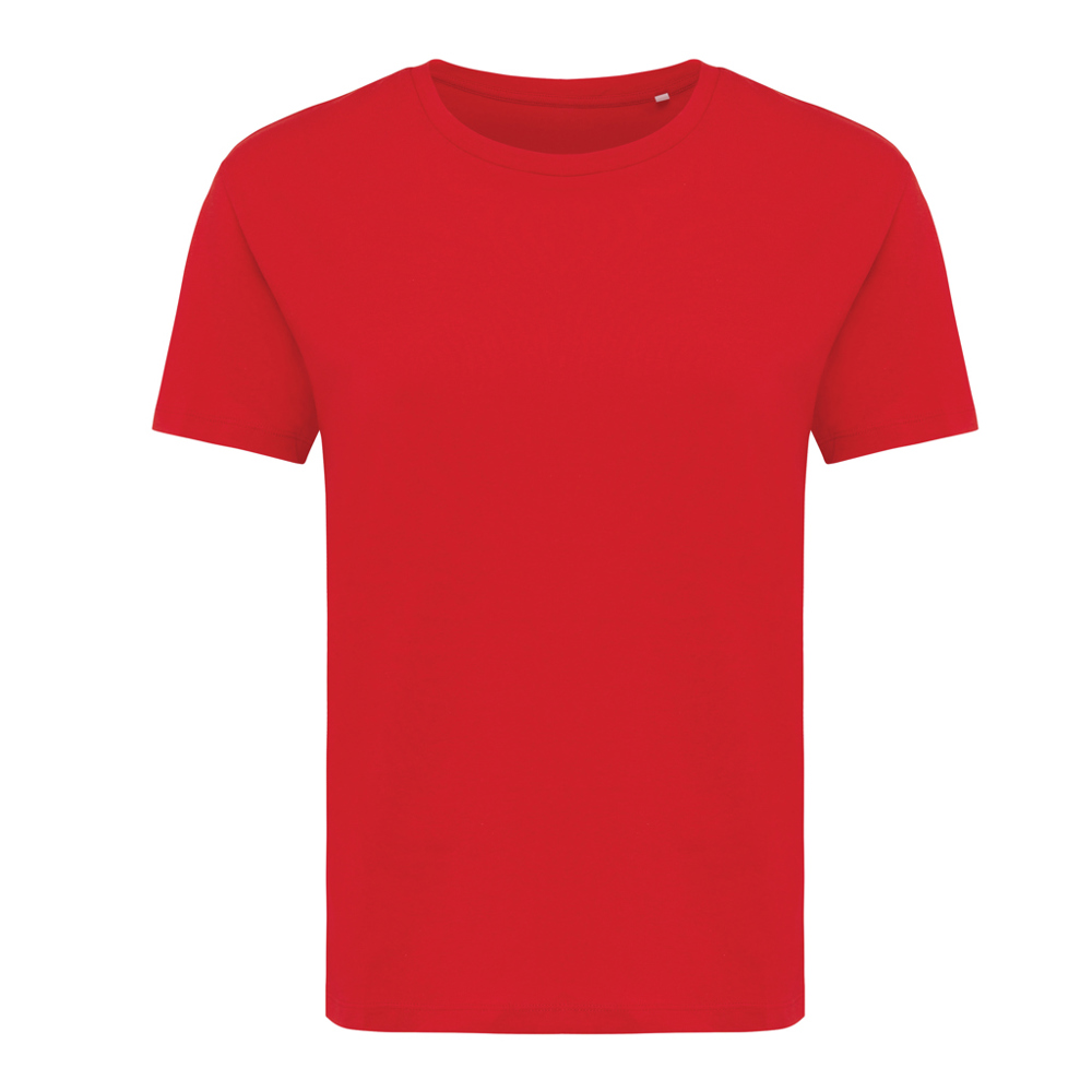 IQONIQ Yala dames lichtgewicht gerecycled katoen t-shirt - rood (± PMS 19-1757 TCX)