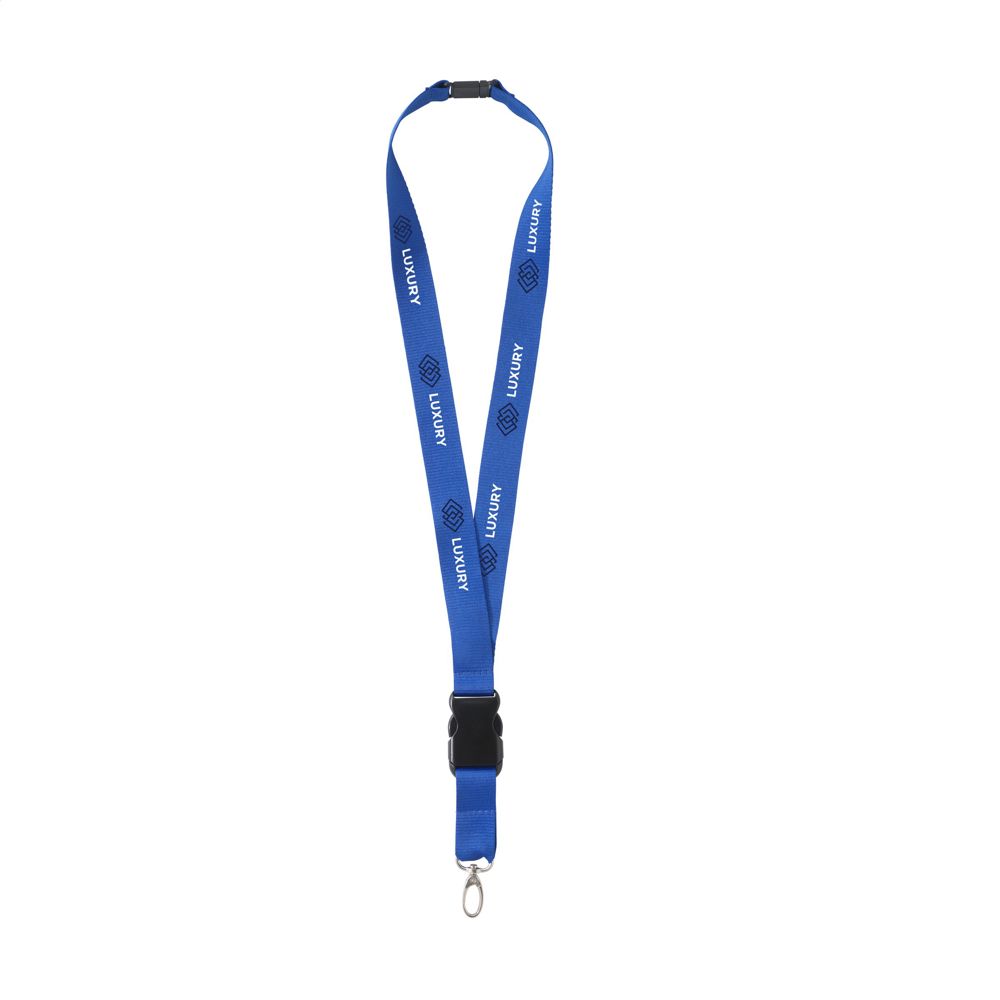 KeyCordSafety 2,4 cm lanyard - blauw
