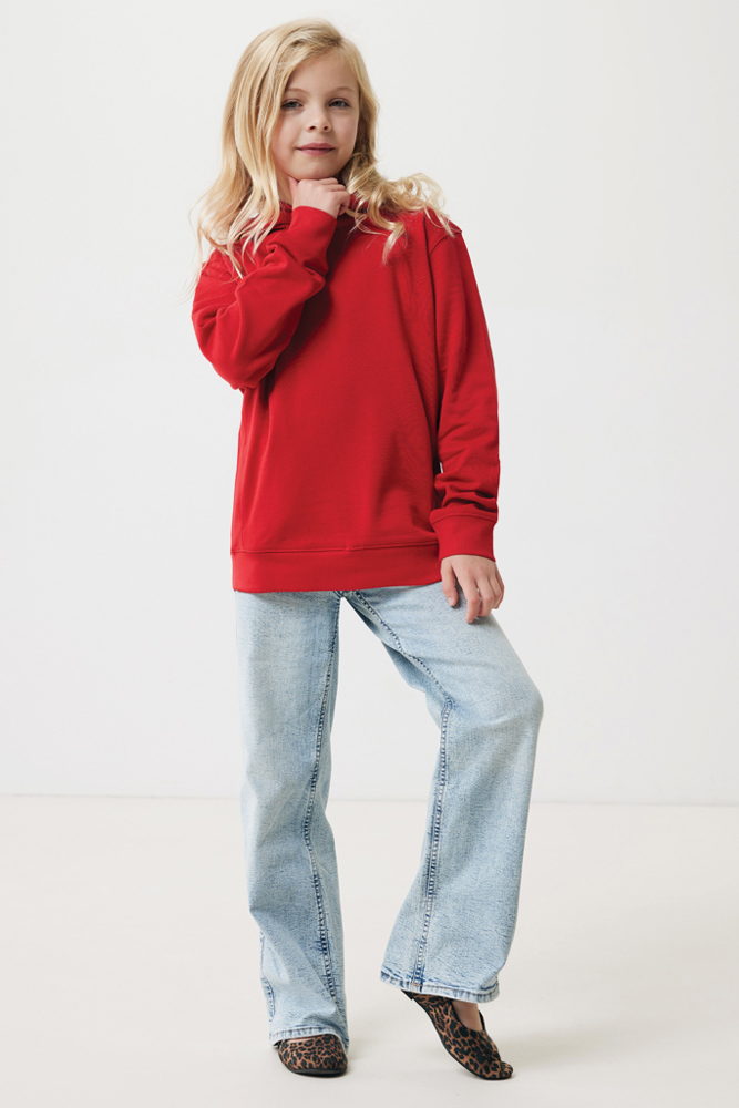 IQONIQ Yengo kids recycled katoen hoodie met steekzakken