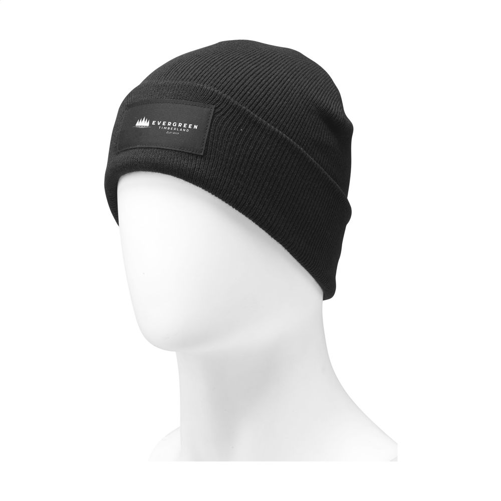 Stavanger GRS RPET Beanie muts - zwart