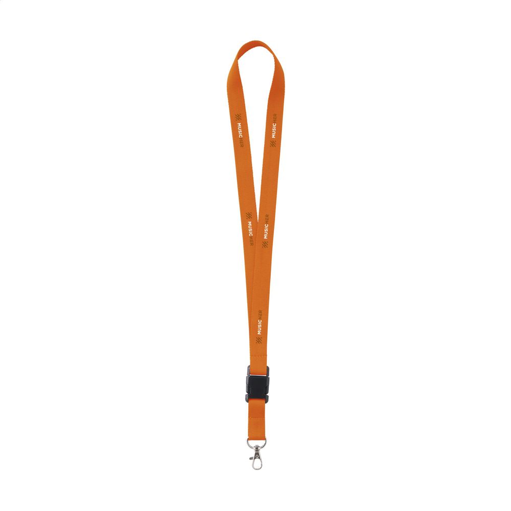 KeyCord 2 cm lanyard - Oranje