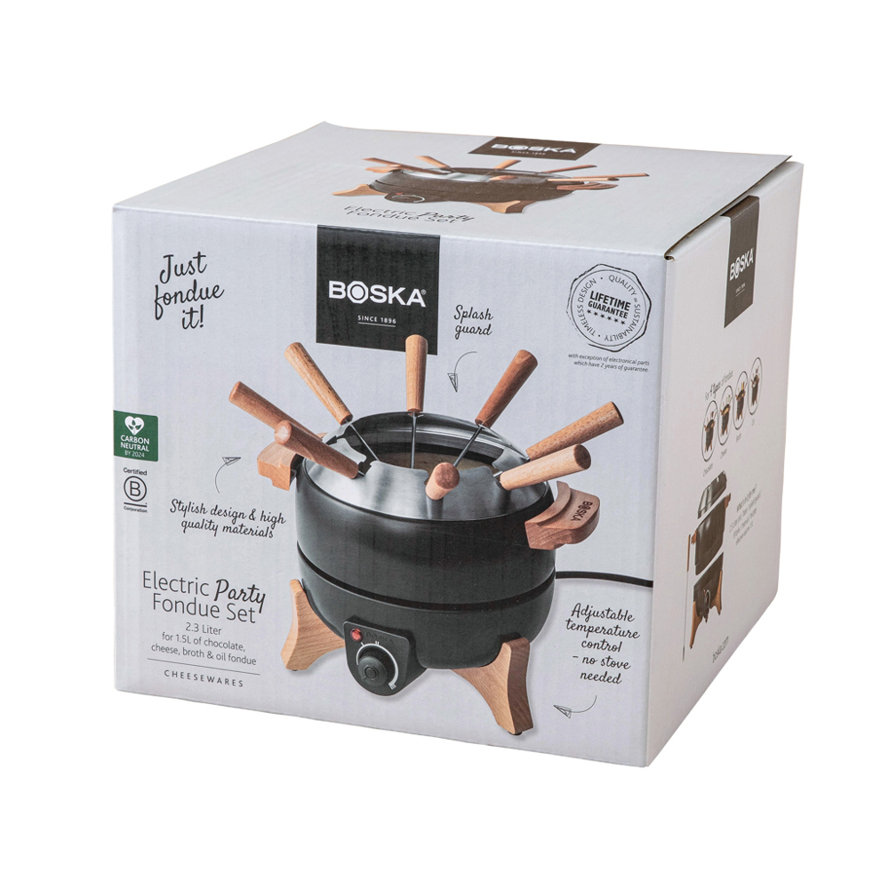 BOSKA Elektrische Party Fondueset - 2,3 l (EU-type F)