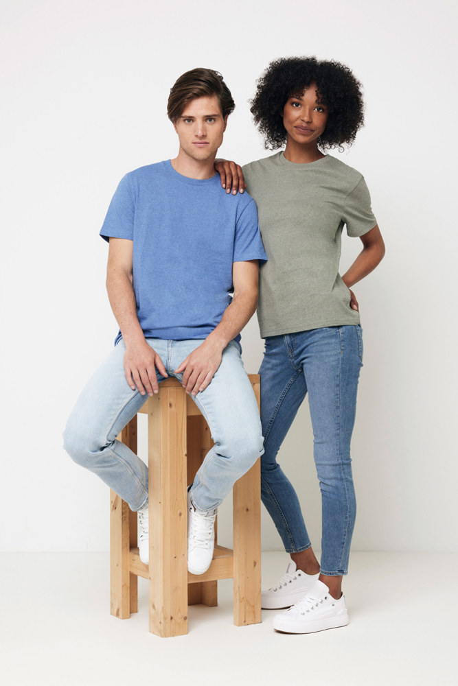 IQONIQ Manuel gerecycled katoen t-shirt ongeverfd