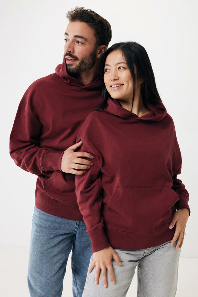 IQONIQ Yoho gerecycled katoen relaxed hoodie