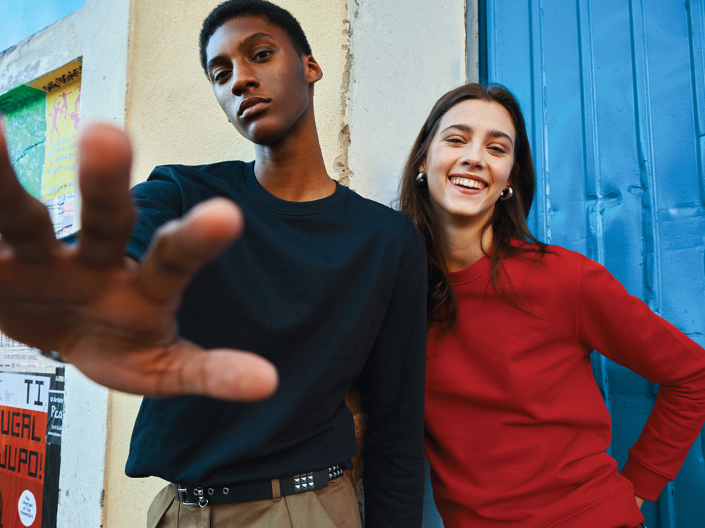 IQONIQ Zion gerecycled katoen sweater