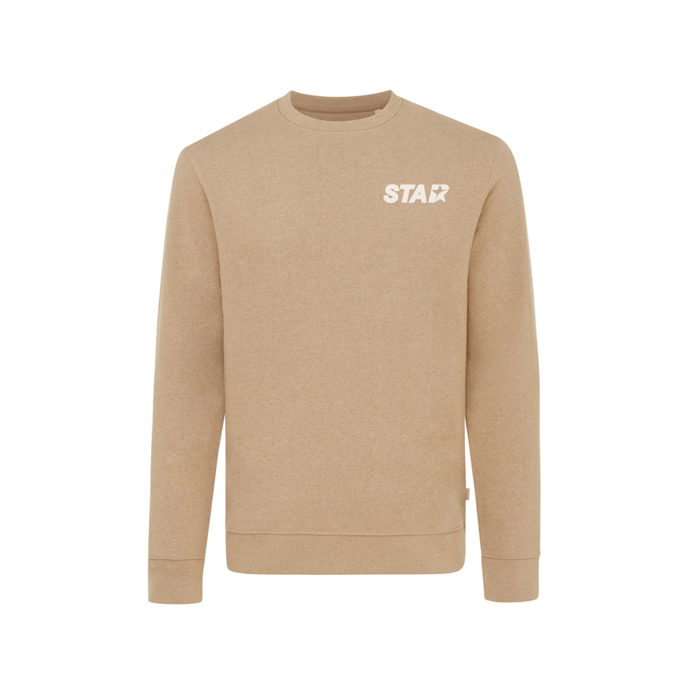 IQONIQ Denali gerecycled katoen sweater ongeverfd