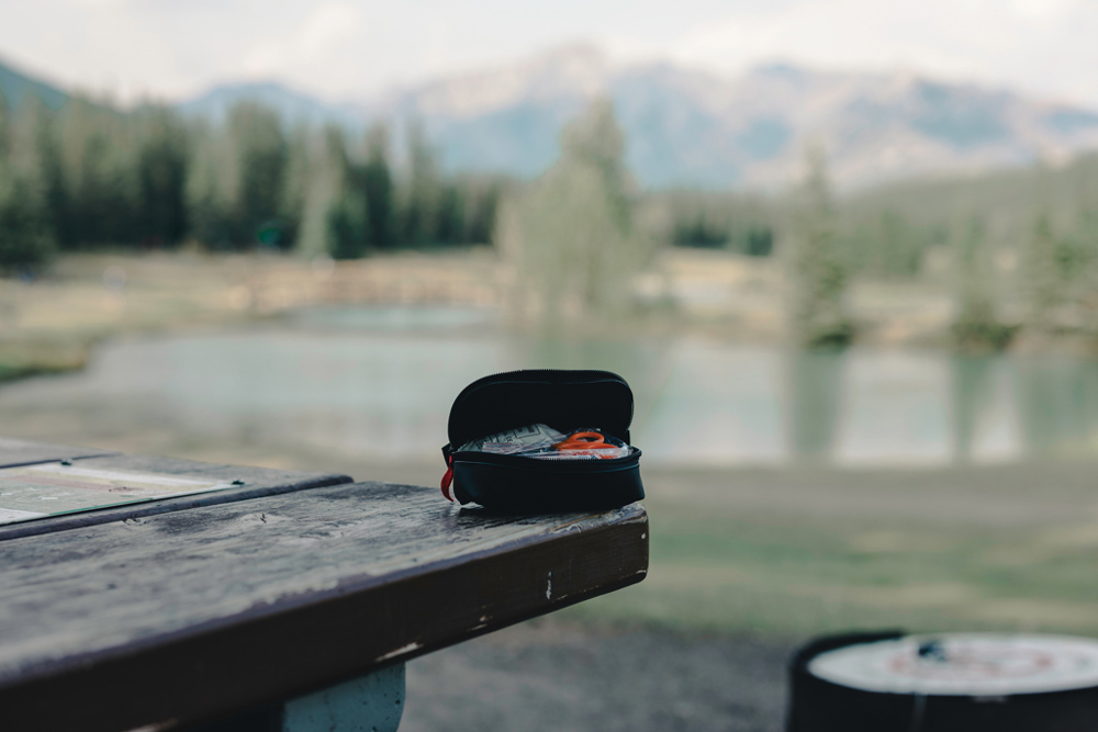 RCS gerecycled nubuck PU etui mailable EHBO-set