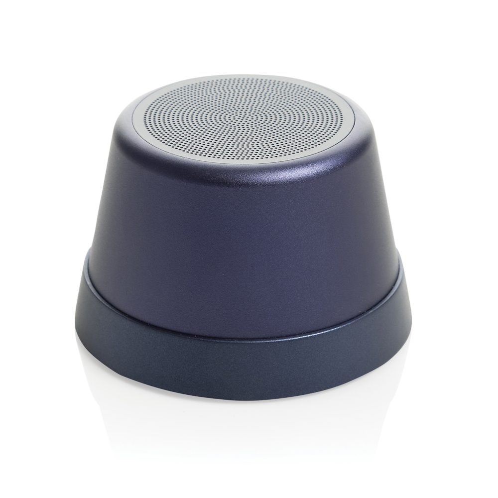 Nivio RCS gerecycled aluminum magnetische 5W Speaker - blauw (± PMS 4145 C)