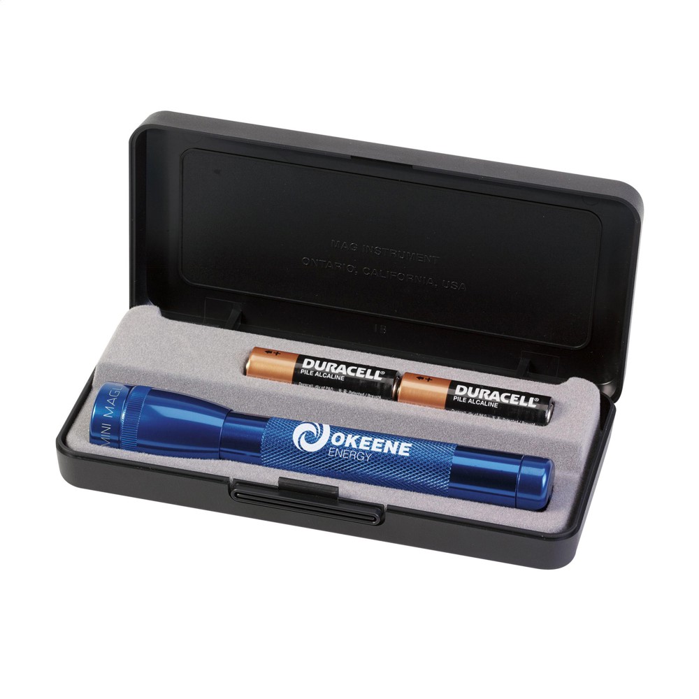 Mini Maglite® AA zaklamp - blauw (± PMS 287)