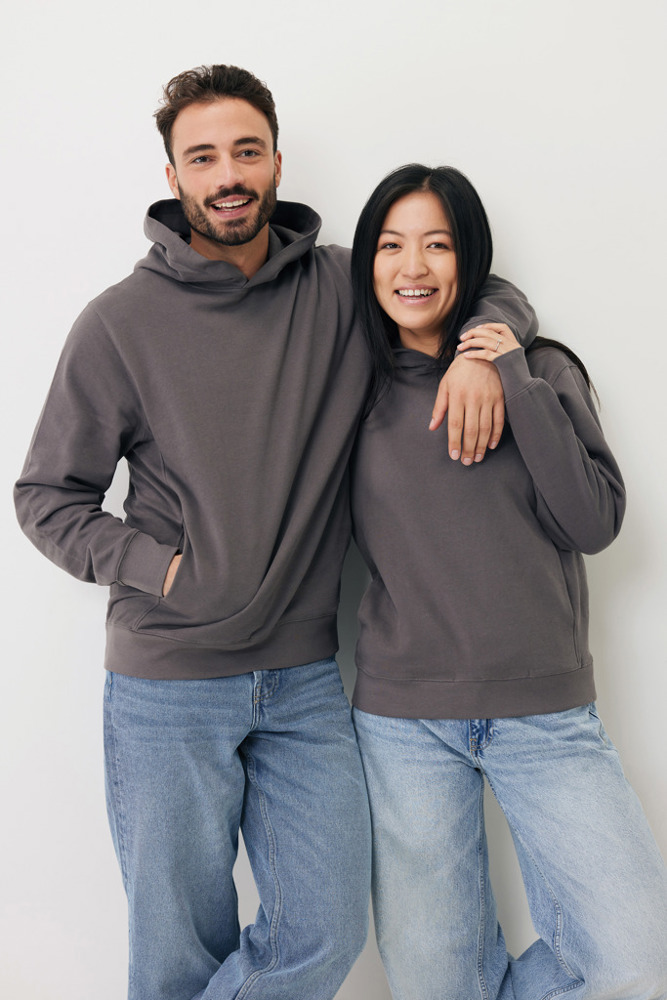 IQONIQ Yengo recycled katoen hoodie met steekzakken