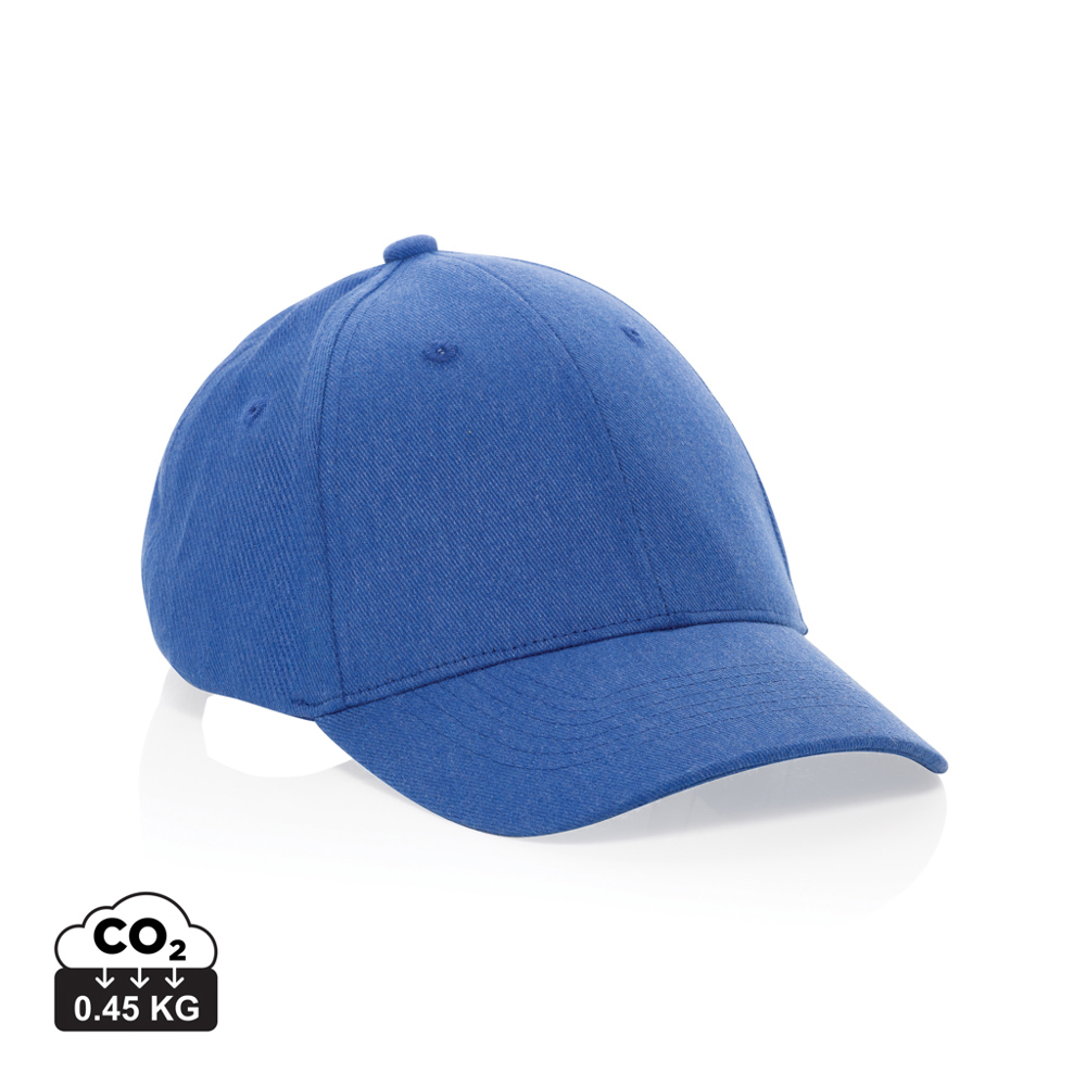Milo AWARE™ recycled heather 6 paneel cap 200gr