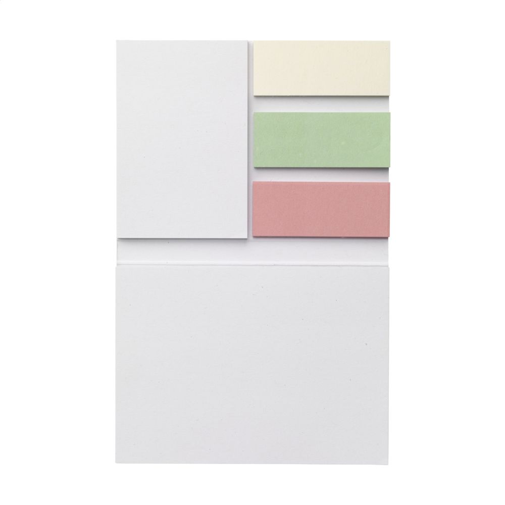Memo Sticky Notes and Markers Recycled Paper memoblokje