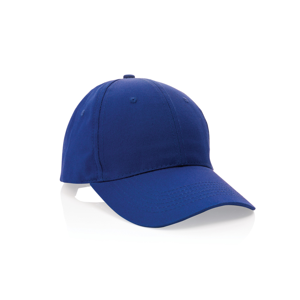 Impact AWARE™ 6 panel 190gr gerecycled katoenen cap - blauw (± PMS blue)