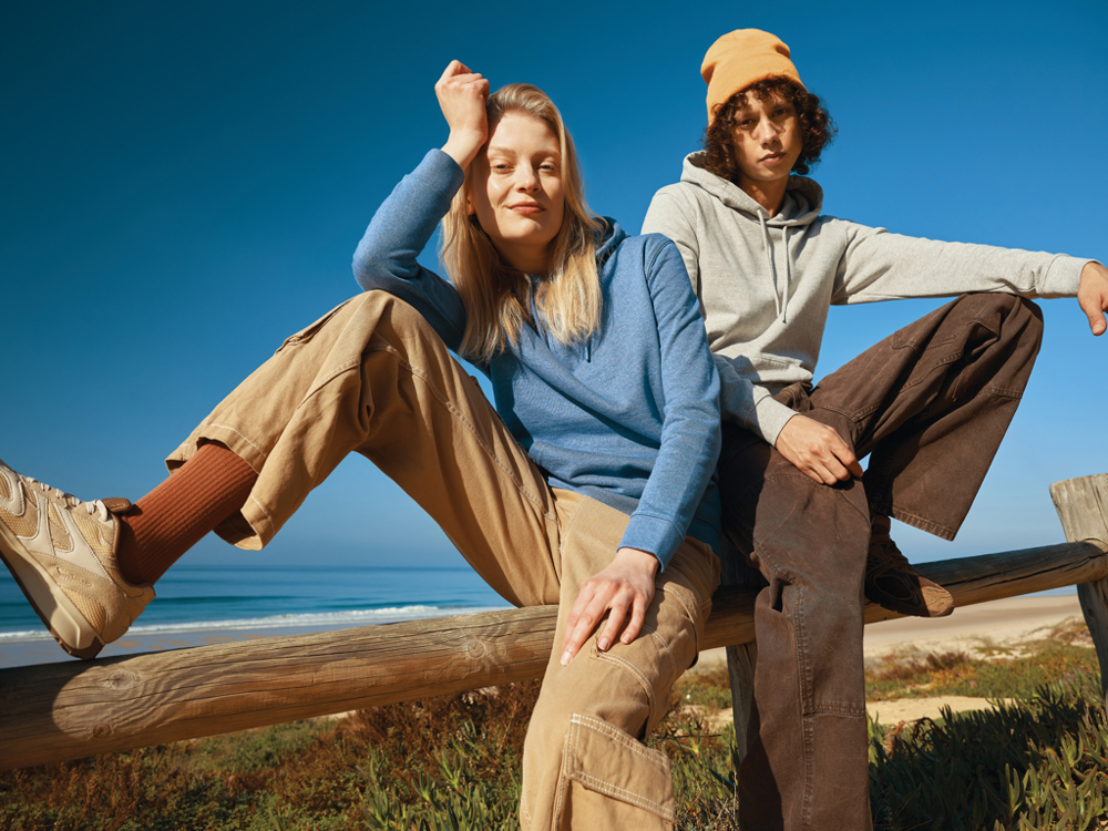 IQONIQ Torres gerecycled katoen hoodie ongeverfd