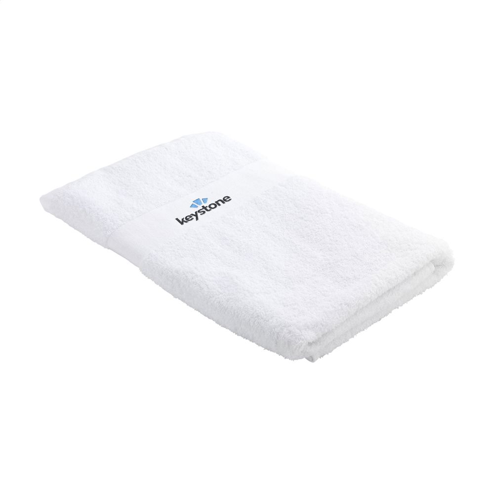 Wooosh Bath Towel GRS Recycle Cotton Mix 140 x 70 cm - wit
