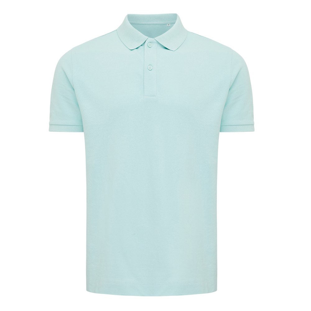IQONIQ Yosemite gerecycled katoen pique polo - crushed mint (± PMS 12-5410 TCX)