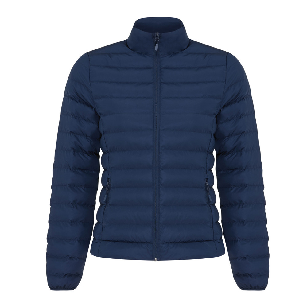 IQONIQ Maiko dames gerecycled polyester jas met voering - donkerblauw (± PMS 19-3923TCX)