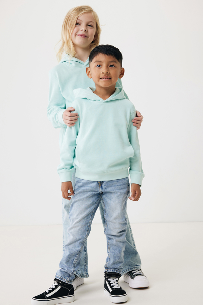IQONIQ Yengo kids recycled katoen hoodie met steekzakken