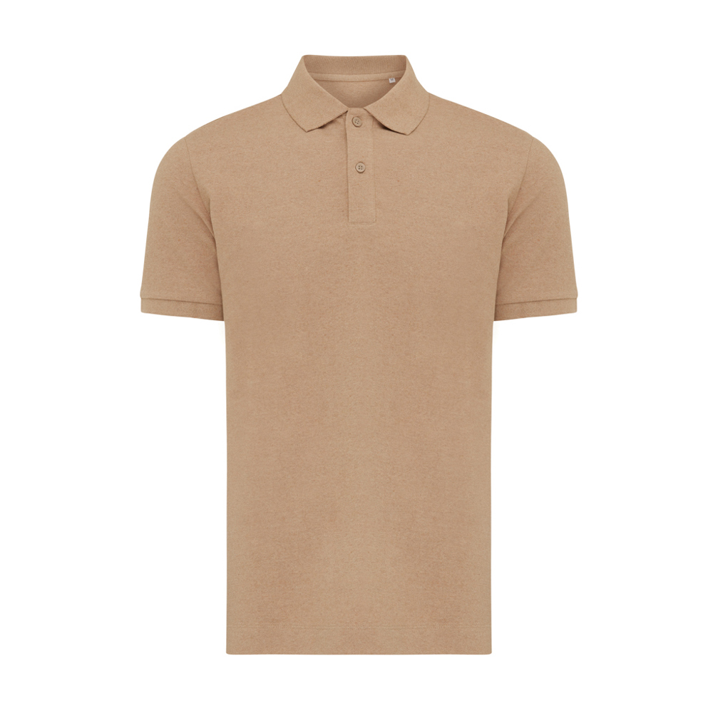 IQONIQ Yosemite gerecycled katoen pique polo - heather brown (± PMS heather brown)