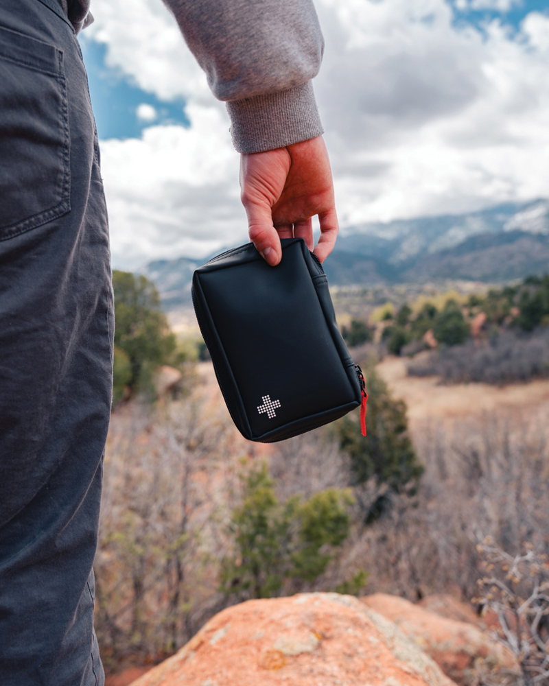 RCS gerecycled nubuck PU etui EHBO-set