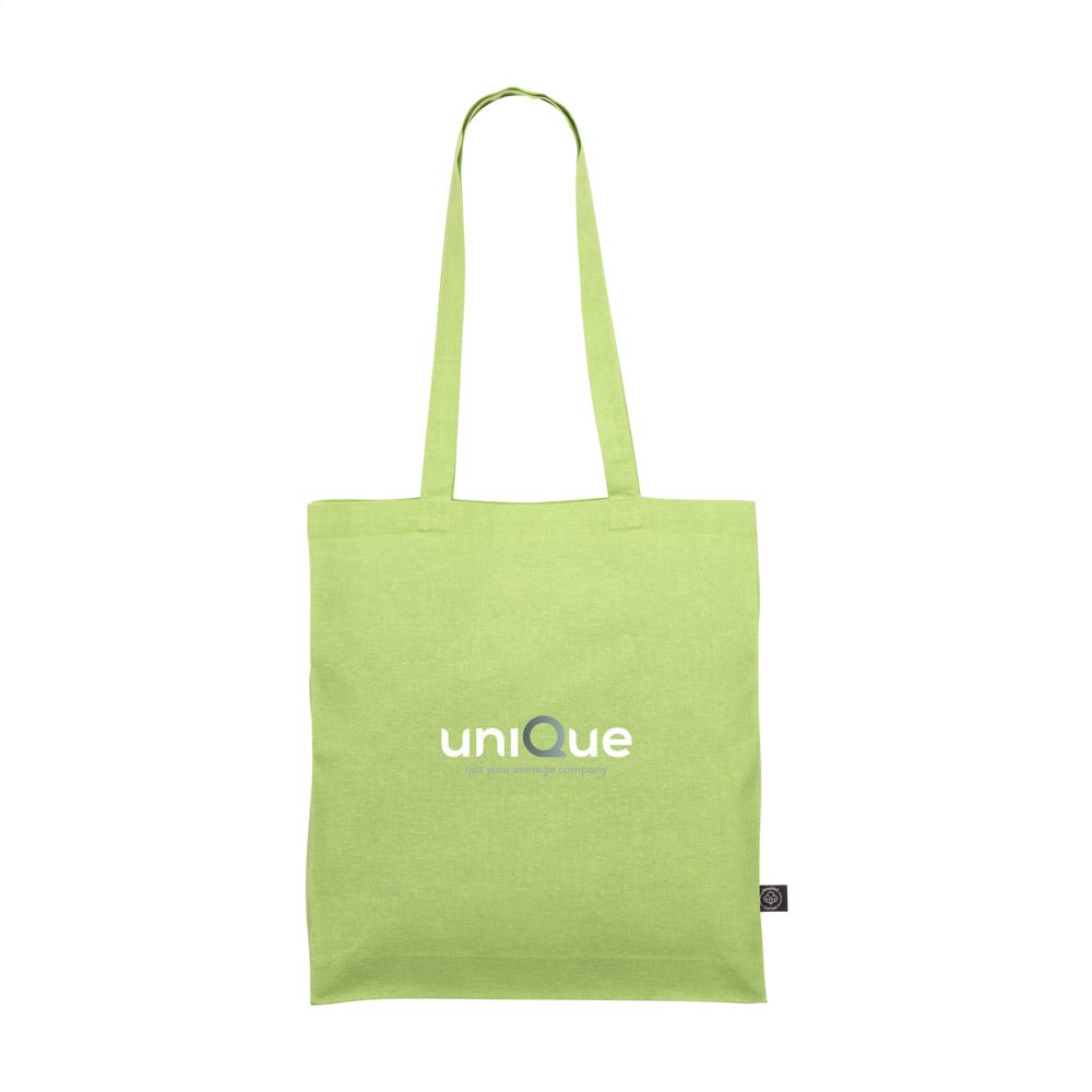 Colour Square Bag GRS Recycled Cotton (150 g/m²) tas - lichtgroen