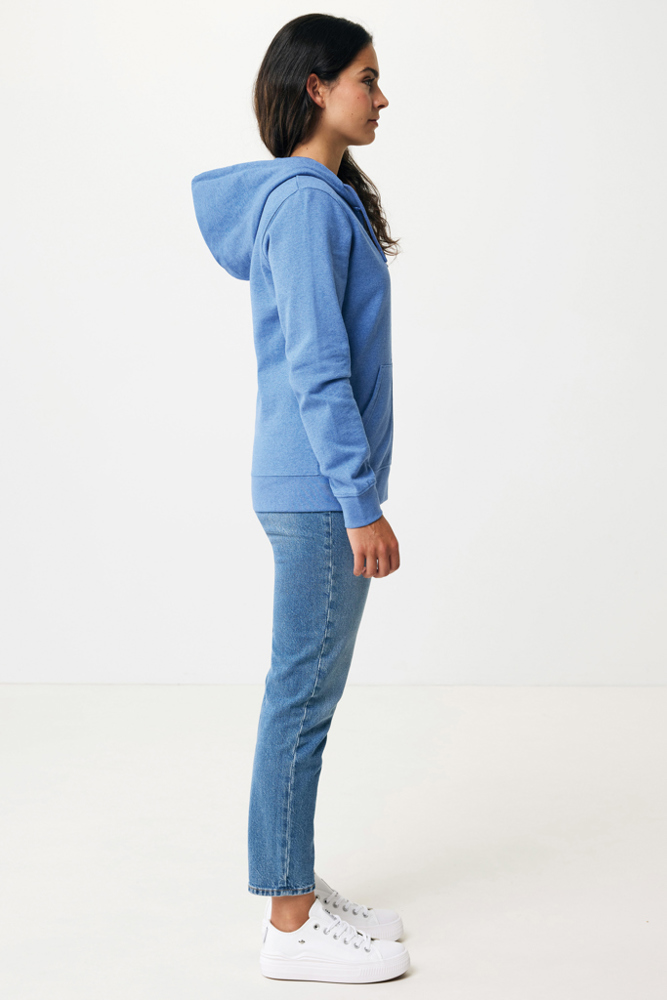 IQONIQ Abisko gerecycled katoen hoodie met rits