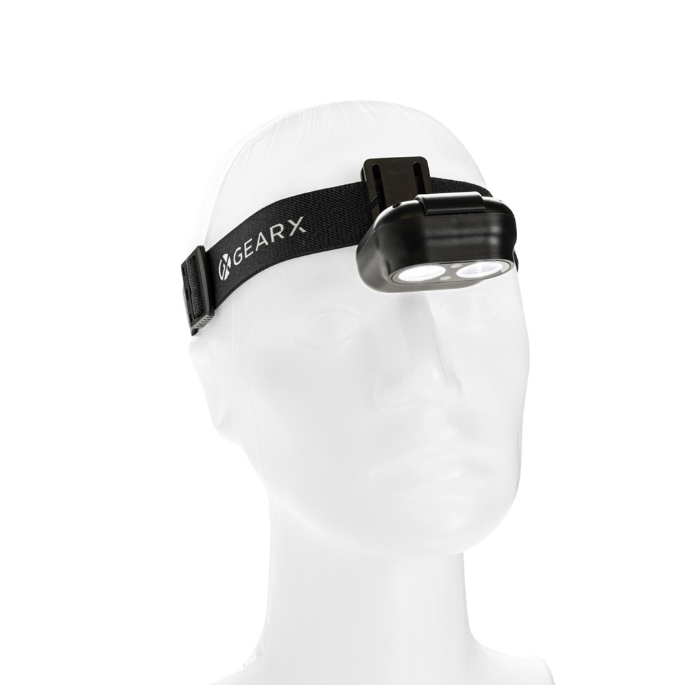Gear X RCS recycled plastic hoofd lamp met motion sensor