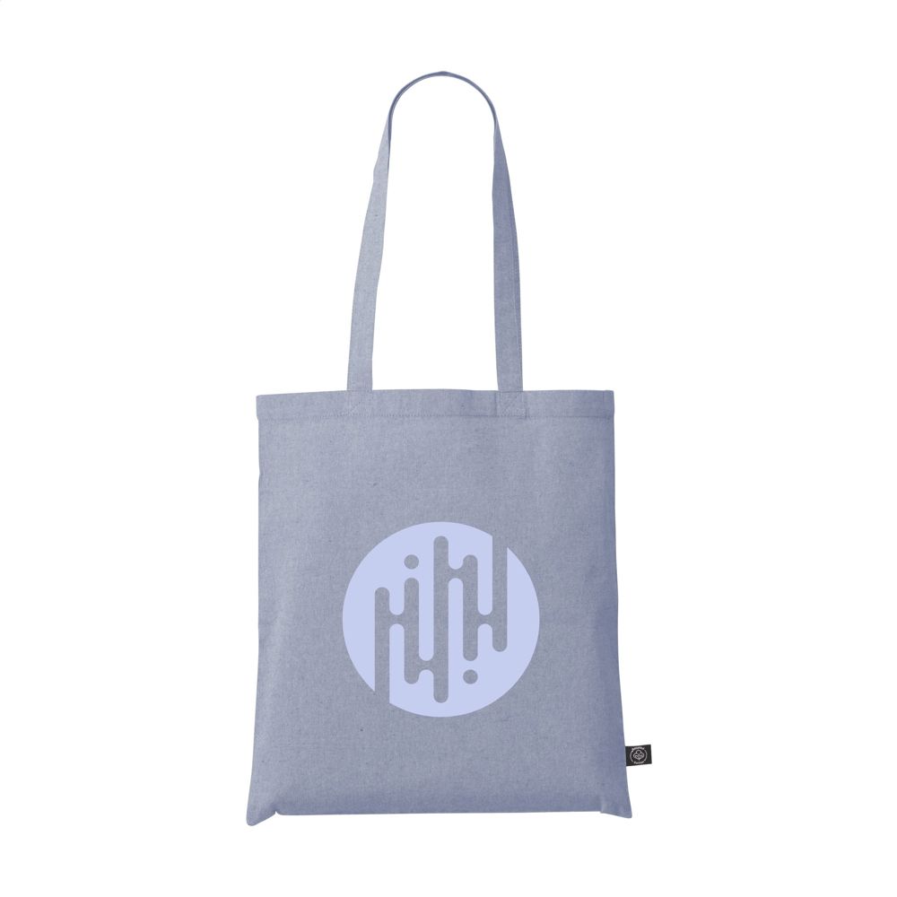 GRS Recycled Cotton Shopper (180 g/m²) tas - blauw
