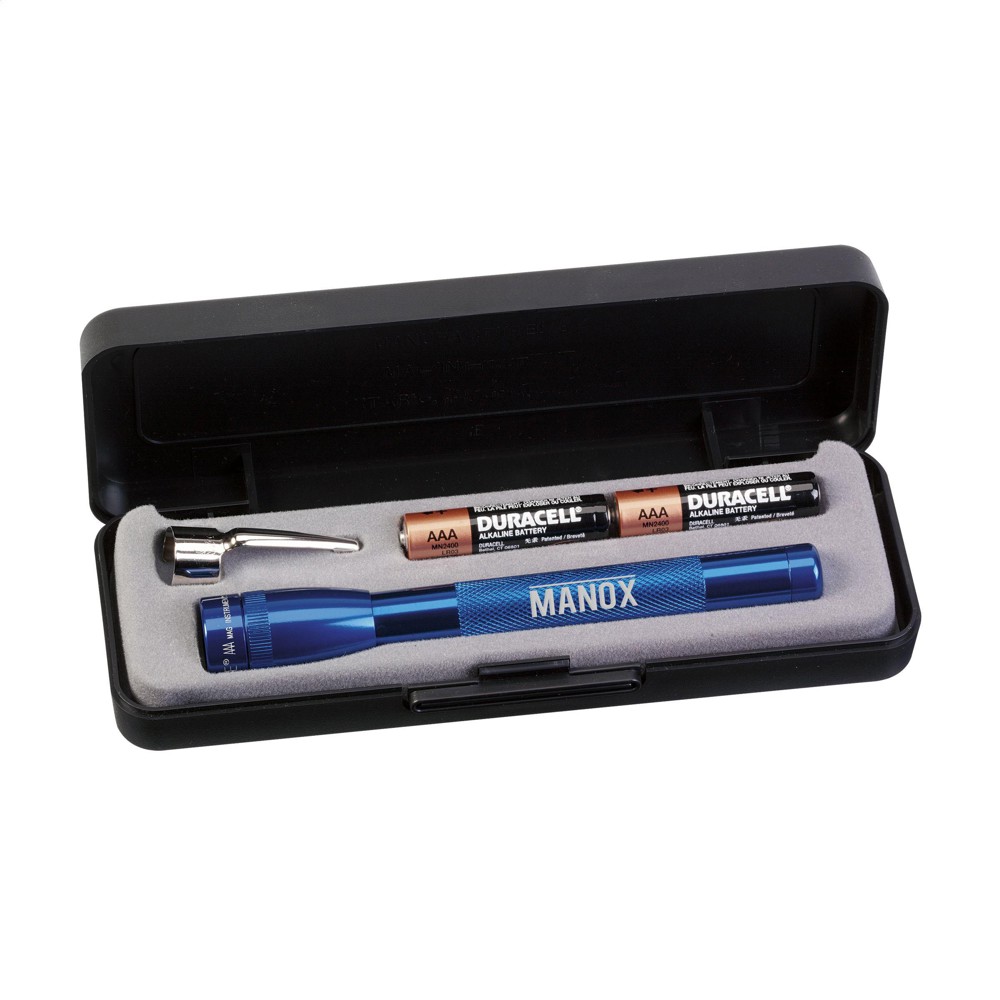 Mini Maglite® AAA zaklamp - blauw (± PMS 287)